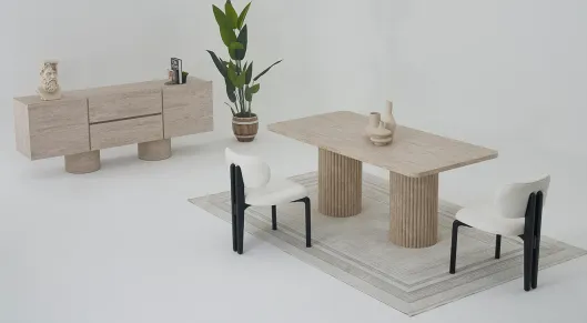 Product img 2, Roma Traverten Yemek Odası Takımı